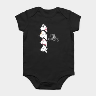 You Are Amazing Cute Cats Funny Baby Bodysuit